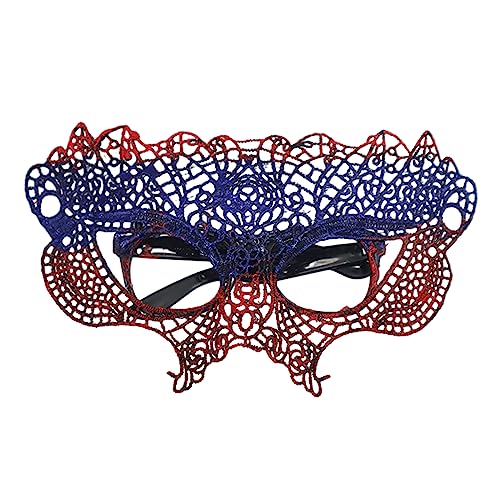 Ruarby Maskerade für Damen und Mädchen, Spitze, Halloween, Karneval, Partyzubehör, halbes Gesicht Auge Ruarby Maskerade für Damen und Mädchen, Spitze, Halloween, Karneval, Partyzubehör, halbes Gesicht Auge von Ruarby
