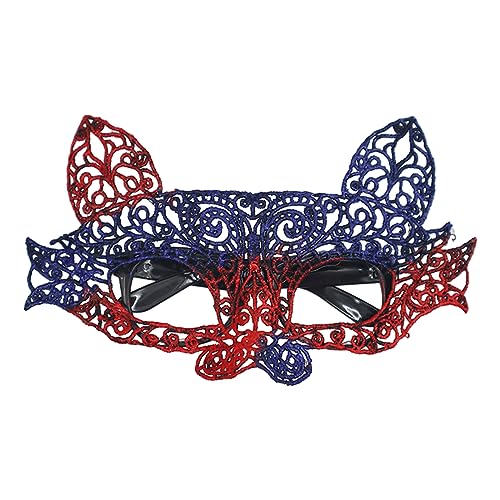 Ruarby Maskerade für Damen und Mädchen, Spitze, Halloween, Karneval, Partyzubehör, halbes Gesicht Auge von Ruarby