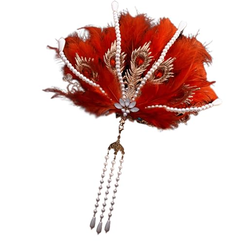 Ruarby Persönlichkeits-Kopfbedeckung, Halloween-Kostüm, Kopfschmuck, Hochzeit, Haardekoration, geeignet für verschiedene Anlässe und Stile, bunte Stirnbänder von Ruarby