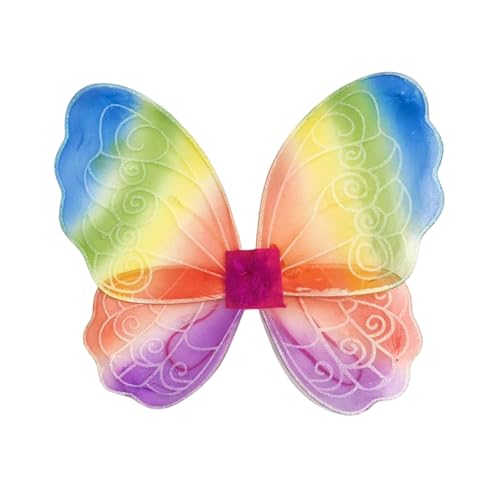 Ruarby Schmetterlingsflügel, Halloween, Cosplay, für Mädchen, Weihnachten, Cosplay, Kinder, Schmetterlings-Outfit, Accessoire, Kostüm Ruarby Schmetterlingsflügel, Halloween, Cosplay, für Mädchen, Weihnachten, Cosplay, Kinder, Schmetterlings-Outfit, Accessoire, Kostüm von Ruarby
