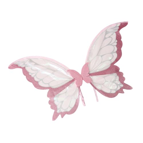 Ruarby Schmetterlingsflügel für Mädchen, Halloween, Feen, Flügel-Kostüm für Damen, Mädchen, Kinder, Geburtstag, Weihnachten, Cosplay, Maskerade, Schmetterlings-Kostüm von Ruarby