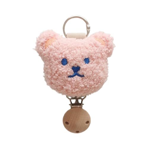 Ruarby Tragbarer Bärenkopf-Hut-Clip für Reisen, buntes Handtaschen-Ornament, eleganter Sonnenhut für Damen, Rucksack-Zubehör, Damen Ruarby Tragbarer Bärenkopf-Hut-Clip für Reisen, buntes Handtaschen-Ornament, eleganter Sonnenhut für Damen, Rucksack-Zubehör, Damen von Ruarby