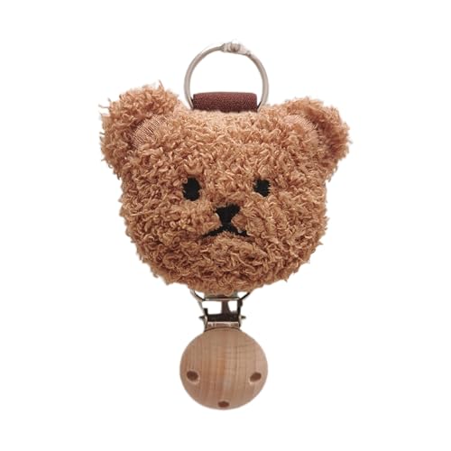 Ruarby Tragbarer Bärenkopf-Hut-Clip für Reisen, buntes Handtaschen-Ornament, eleganter Sonnenhut für Damen, Rucksack-Zubehör, Damen Ruarby Tragbarer Bärenkopf-Hut-Clip für Reisen, buntes Handtaschen-Ornament, eleganter Sonnenhut für Damen, Rucksack-Zubehör, Damen von Ruarby