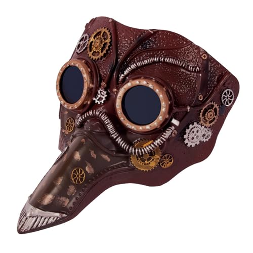 Ruarby Vogelgesichtsabdeckung Halloween Cosplay Vogel langer Schnabel für Cosplay-Partys Schwarz Ruarby Vogelgesichtsabdeckung Halloween Cosplay Vogel langer Schnabel für Cosplay-Partys Schwarz von Ruarby