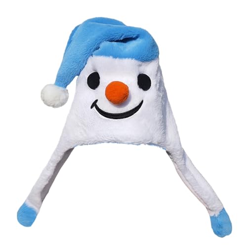 Ruarby Weihnachtlicher Schneemann-Ohrenklappen-Hut, lustige Party-Plüsch-Ohrenklappen für Kinder, Frauen, Mädchen, Fotografie, Winter, modische Mütze Ruarby Weihnachtlicher Schneemann-Ohrenklappen-Hut, lustige Party-Plüsch-Ohrenklappen für Kinder, Frauen, Mädchen, Fotografie, Winter, modische Mütze von Ruarby