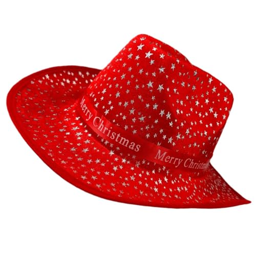 Ruarby Western-Weihnachtsparty-Hut für Feiertage, Feiern, Festival, Kostüm, Weihnachtsmann-Kostüm, Hut, Cosplay, Party-Zubehör Ruarby Western-Weihnachtsparty-Hut für Feiertage, Feiern, Festival, Kostüm, Weihnachtsmann-Kostüm, Hut, Cosplay, Party-Zubehör von Ruarby