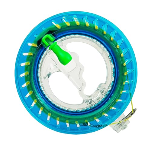 Ruayia Drachenschnur Spule Kit, 150m Drachenschnur Rollenwickler Seilwinde Drachenrolle Rollenwerkzeug für Bessere Kontrolle über Drachen - Scheibendurchmesser 16cm - Draht 150m Ruayia Drachenschnur Spule Kit, 150m Drachenschnur Rollenwickler Seilwinde Drachenrolle Rollenwerkzeug für Bessere Kontrolle über Drachen - Scheibendurchmesser 16cm - Draht 150m von Ruayia