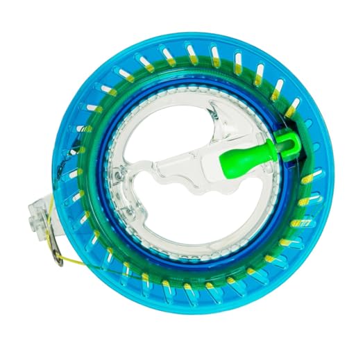 Ruayia Drachenschnur Spule Kit, Drachenschnur Rollenwickler Seilwinde - Scheibendurchmesser 16cm - Drachenrolle Rollenwerkzeug für Bessere Kontrolle über Drachen - Draht 150m Ruayia Drachenschnur Spule Kit, Drachenschnur Rollenwickler Seilwinde - Scheibendurchmesser 16cm - Drachenrolle Rollenwerkzeug für Bessere Kontrolle über Drachen - Draht 150m von Ruayia