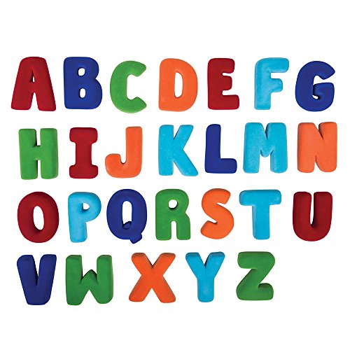 Rubbabu 20100 Großbuchstaben Alphabet-Set (klein) von Rubbabu