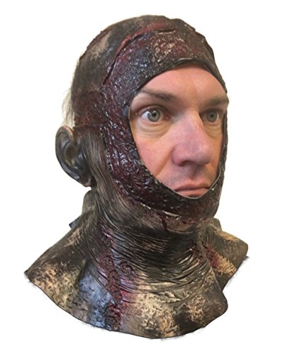 Halloween-Maske, Stil verrottende, blutige Haube, für den ganzen Kopf, vs Jason, Halloween Teil VII 7, Horror-Maske Halloween-Maske, Stil verrottende, blutige Haube, für den ganzen Kopf, vs Jason, Halloween Teil VII 7, Horror-Maske von Rubber Johnnies