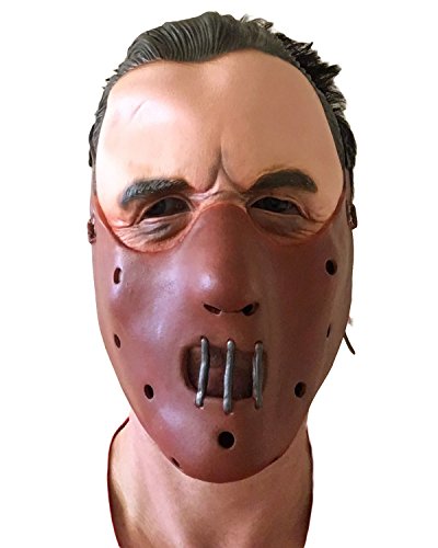 Hannibal Fesselmaske von Johnniesfx, Vollgesicht, Lämmer, Stille, Einheitsgröße Hannibal Fesselmaske von Johnniesfx, Vollgesicht, Lämmer, Stille, Einheitsgröße von Rubber Johnnies