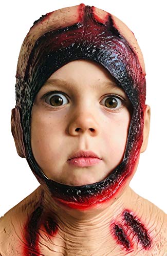 Rubber Johnnies Johnniesfx, blutige Kapuzenmaske für Kinder, Halloween-Zubehör, Kostüme, blutgebeizte Hockey-Maske, blutige Machete, Jason, Kinder, Filmrequisite Rubber Johnnies Johnniesfx, blutige Kapuzenmaske für Kinder, Halloween-Zubehör, Kostüme, blutgebeizte Hockey-Maske, blutige Machete, Jason, Kinder, Filmrequisite von Rubber Johnnies