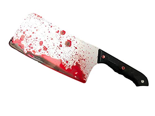 Rubber Johnnies Blutiges Fleischbeil Hartplastik Verkleidung Schwerter Metzger Halloween Waffen Zubehör Rubber Johnnies Blutiges Fleischbeil Hartplastik Verkleidung Schwerter Metzger Halloween Waffen Zubehör von Rubber Johnnies