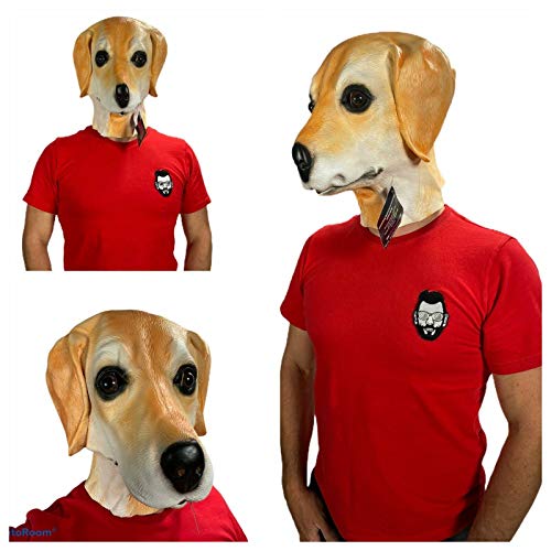 Rubber Johnnies Johnniesfx Goldene Labrador-Maske, Latexmaske, Beige, Einheitsgröße, Tiermasken, Bauernhof, Hund, Halloween-Masken, Kostüm, Hund, Verkleidung, Erwachsene Rubber Johnnies Johnniesfx Goldene Labrador-Maske, Latexmaske, Beige, Einheitsgröße, Tiermasken, Bauernhof, Hund, Halloween-Masken, Kostüm, Hund, Verkleidung, Erwachsene von Rubber Johnnies