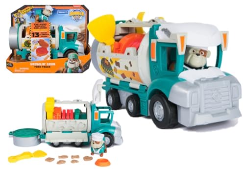 Rubble and Crew Growlin' Grub Food Truck Playset, Action Figur, Küchenzubehör & Kinetic Sand Build-It Play Sand, Kinderspielzeug für Jungen und Mädchen ab 3 Jahren Rubble and Crew Growlin' Grub Food Truck Playset, Action Figur, Küchenzubehör & Kinetic Sand Build-It Play Sand, Kinderspielzeug für Jungen und Mädchen ab 3 Jahren von Rubble & Crew