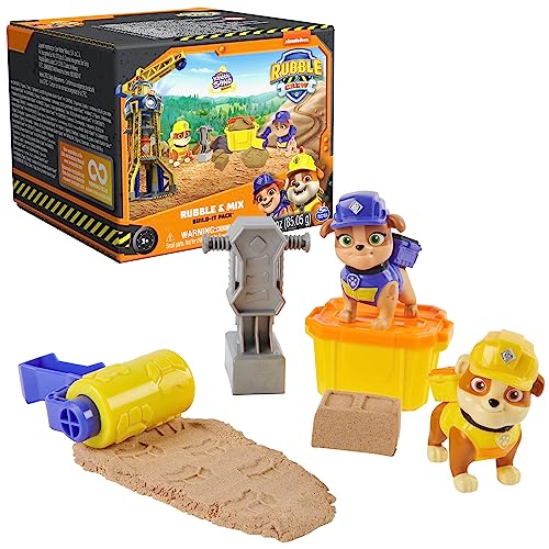 Rubble & Crew, Rubble and Mix Actionfiguren-Set, mit 85 g kinetischem Build-It Sand und 2 Hand-Bauspielzeugen, Kinderspielzeug ab 3 Jahren Rubble & Crew, Rubble and Mix Actionfiguren-Set, mit 85 g kinetischem Build-It Sand und 2 Hand-Bauspielzeugen, Kinderspielzeug ab 3 Jahren von Rubble & Crew