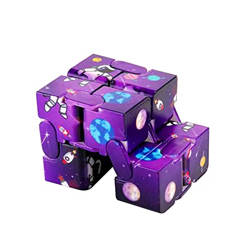 Rubeyul Infinity Cube Unendlicher Würfel Spielzeug Magic Unendlicher Flip Würfel Dekompression Spielzeug, Tötungs Zeit Zappeln Spielwaren Stressabbau Würfel Für Erwachsene Und Kinder von Rubeyul