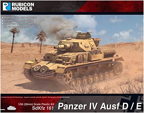 Rubicon Models 1/56 - 28 mm Plastic Model Kit Panzer IV Ausf D/E 280076 Rubicon Models 1/56 - 28 mm Plastic Model Kit Panzer IV Ausf D/E 280076 von Rubicon Models
