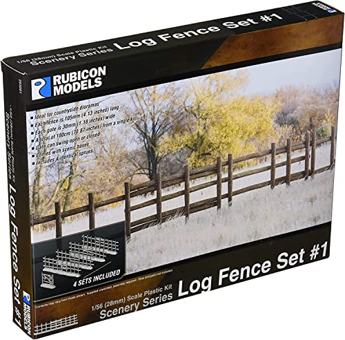Rubicon Models Log Fence Set 1 Scenery Series 1/56 28mm Gelände 180cm Rubicon Models Log Fence Set 1 Scenery Series 1/56 28mm Gelände 180cm von Rubicon Models