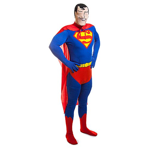 Rubie's 2nd Skin Herren Kostüm Superman Ganzkörper Stretch Overall Größe L von Rubie`s