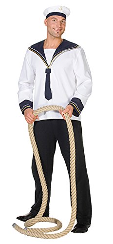 4U-Onlinehandel Matrose Gr. 48 Karneval Fasching Mottoparty Männerkostüm Verkleidung 4U-Onlinehandel Matrose Gr. 48 Karneval Fasching Mottoparty Männerkostüm Verkleidung von 4U-Onlinehandel