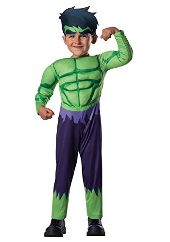 Rubies Avengers Hulk Deluxe Kostüm für Kinder, Größe 1-2 Jahre 620016-T von Rubies