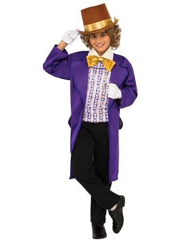 Boys Willy Wonka Fancy dress costume X-Small von Rubie's