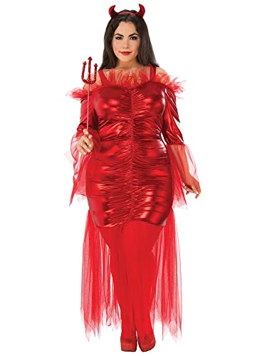 Bristol Novelty 301581M000 Halloweenkostüm Roter Teufel, für Erwachsene/Damen, EU 40/42 Halloween Bristol Novelty 301581M000 Halloweenkostüm Roter Teufel, für Erwachsene/Damen, EU 40/42 Halloween von Rubie's