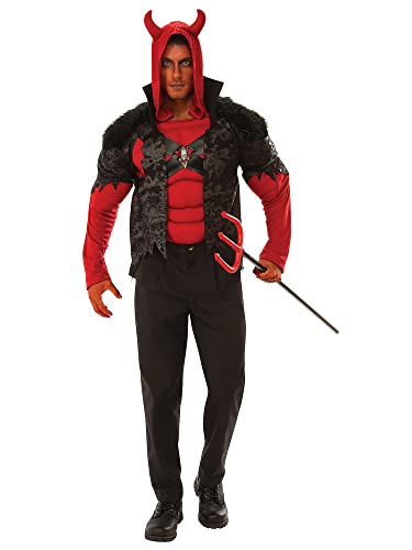 Bristol Novelty 301589XL000 Teufelskostüm, für Erwachsene/Herren, rot-schwarz, Größe XL von Bristol Novelty