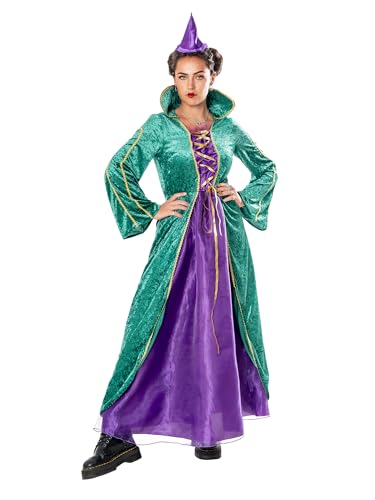 Bristol Novelty 301656S Verzauberte Schwester, Hexenkostüm, für Erwachsene, für Damen, mehrfarbig, Größe S, EU 36/38 von Bristol Novelty