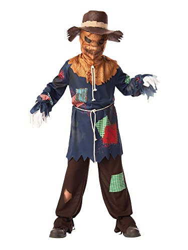 Bristol Novelty 700894L000 Düstere-Vogelscheuche-Kostüm, für Kinder, unisex, mehrfarbig, Größe L von Bristol Novelty