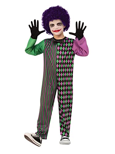 Bristol Novelty CF220S Clown, Junge, halb, Größe S, Boys, Black, Green, Purple, 4-6 Jahre Bristol Novelty CF220S Clown, Junge, halb, Größe S, Boys, Black, Green, Purple, 4-6 Jahre von Bristol Novelty