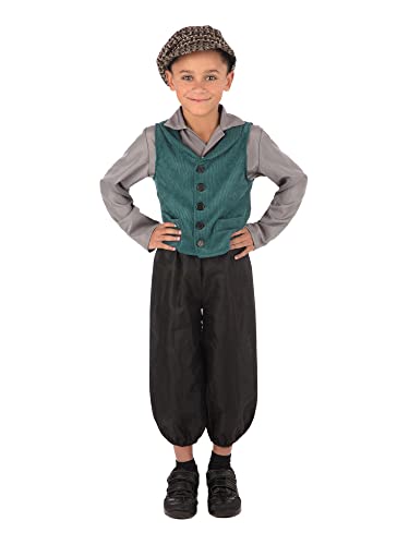 Bristol Novelty CF236L Viktorianischer Straßenjunge, Größe L, Boys, Multi-Colour, 7-8 Jahre von Bristol Novelty