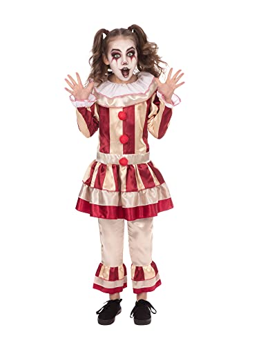 Bristol Novelty CF245XL Carnevil-Clown, für Mädchen, Größe XL, Girls, Beige, Red, 10-12 Years Old Bristol Novelty CF245XL Carnevil-Clown, für Mädchen, Größe XL, Girls, Beige, Red, 10-12 Years Old von Bristol Novelty