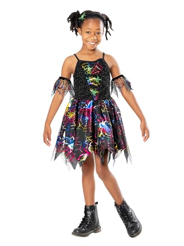 Bristol Novelty Kostüm Glitzer-Spinne, für Kinder, Alter: 7–8 Jahre Bristol Novelty Kostüm Glitzer-Spinne, für Kinder, Alter: 7–8 Jahre von Rubie's