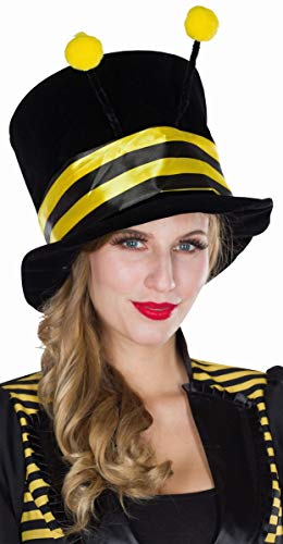 Damen Zylinder Hut Biene OneSize Tier Kostüm-Zubehör Karneval Fasching Damen Zylinder Hut Biene OneSize Tier Kostüm-Zubehör Karneval Fasching von Rubie's