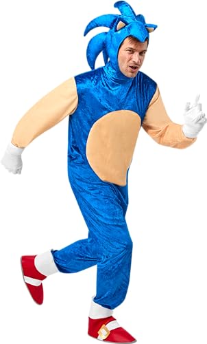 Rubies Offizielles Sonic The Hedgehog Deluxe-Kostüm für Erwachsene, Kostüm, Halloween, Halloween Rubies Offizielles Sonic The Hedgehog Deluxe-Kostüm für Erwachsene, Kostüm, Halloween, Halloween von Rubie's