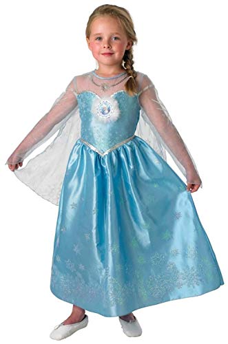Disney Elsa Frozen Eiskönigin Deluxe Kostüm Kinder Karneval Verkleidung Mädchen Disney Elsa Frozen Eiskönigin Deluxe Kostüm Kinder Karneval Verkleidung Mädchen von Rubie's