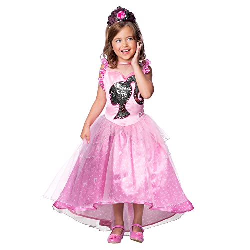 Rubie's Barbie Prinzessin Kostüm, Mädchen, Rosa, small 3-4 Jahre, Welttag des Buches von Rubie's