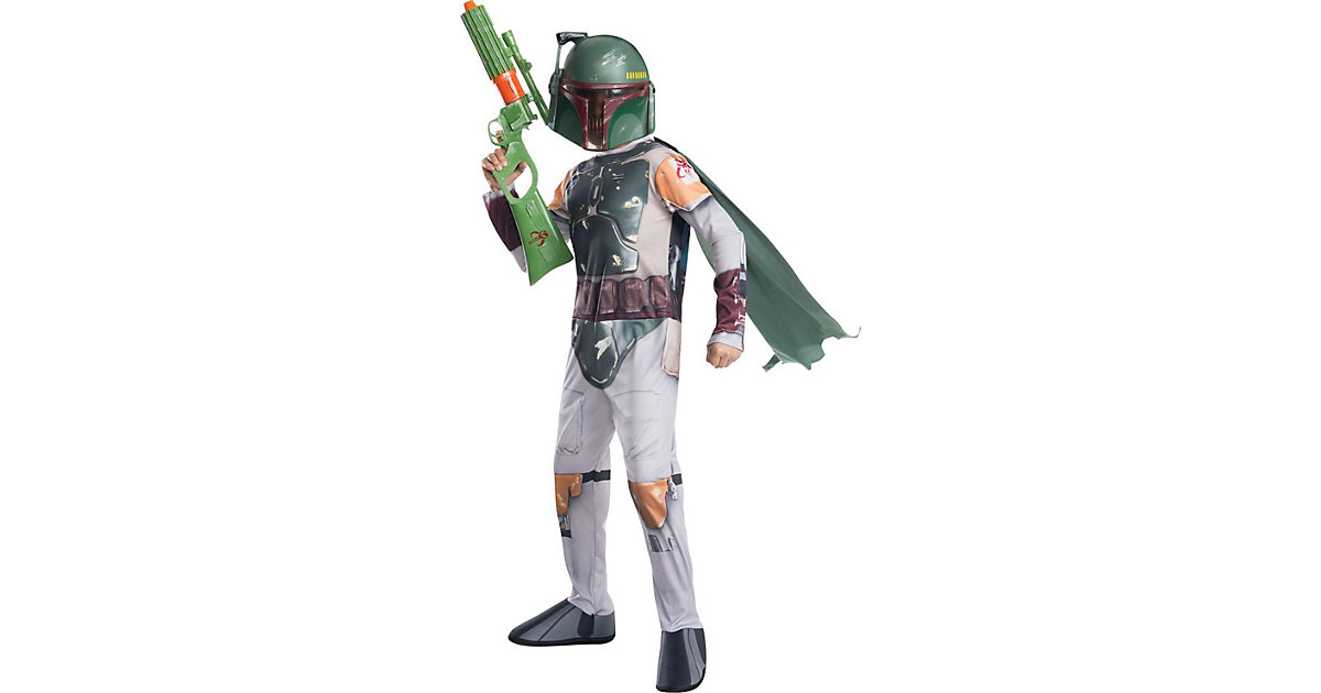 Kinderkostüm Boba Fett grün/weiß Gr. 110/116 Jungen Kinder Kinderkostüm Boba Fett grün/weiß Gr. 110/116 Jungen Kinder von Rubie´s
