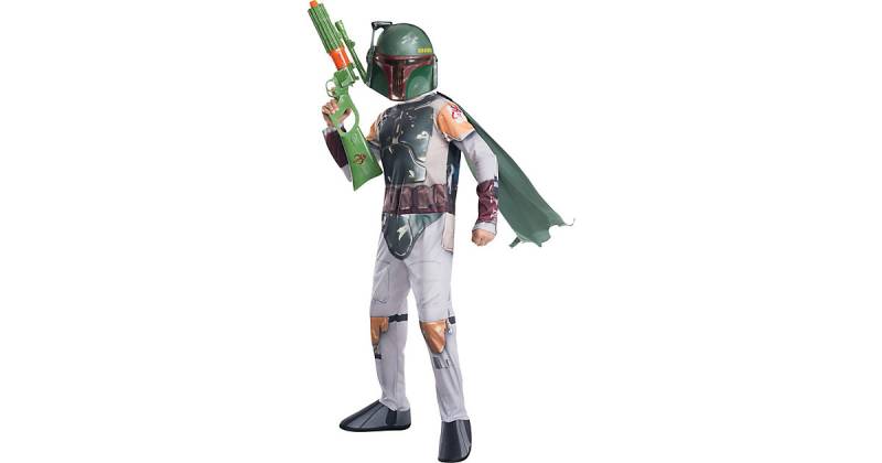 Kinderkostüm Boba Fett grün/weiß Gr. 110/116 Jungen Kinder von Rubie´s