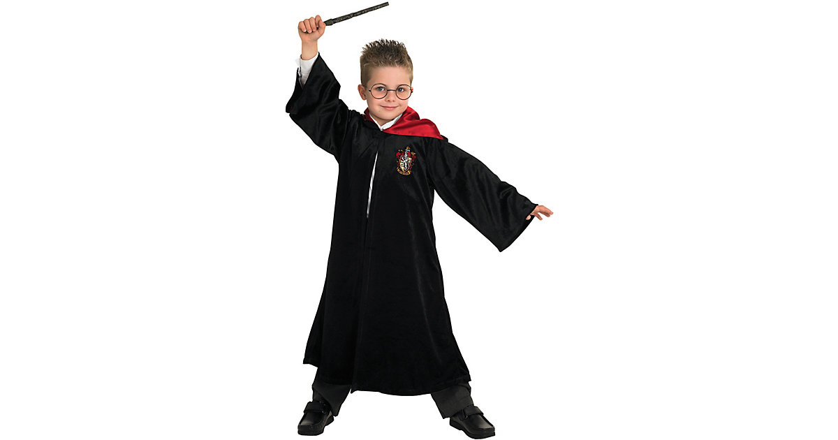 Kinderkostüm Harry Potter Robe Classic schwarz Gr. 134/140 Jungen Kinder von Rubie´s