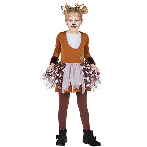 RUBIE'S Kleid Rehkitz Kinder Größe: 140 von Rubies