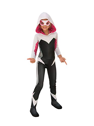 Marvel Rising Secret Warriors Deluxe Spider Gwen/Ghost Spider Kostüm, Größe S von Rubie's