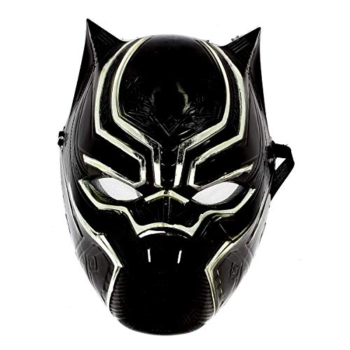 Marvel Rubie's 39218NS Avengers Black Panther Deluxe Kindermaske Kostüm Zubehör Jungen, Einheitsgröße von Rubie's