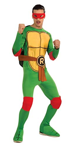 Nickelodeon Teenage Mutant Ninja Turtles Raphael und Zubehör Kostüm für Erwachsene, Mehrfarbig, Standard von Rubies