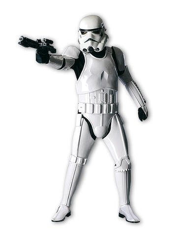 Offizielles Stormtrooper Deluxe-Kostüm für Erwachsene Star Wars - OneSize Standard M/L von Rubie's