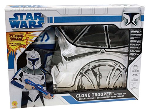 Original Lizenz Star Wars Clone Trooper Captain Rex Clonewars Starwars Kostüm für Kinder Clonetrooper Gr. 128 - 140 Original Lizenz Star Wars Clone Trooper Captain Rex Clonewars Starwars Kostüm für Kinder Clonetrooper Gr. 128 - 140 von Rubie's
