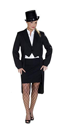 PartyXPeople Damen Frack Kostüm | Verkleidung elegant | Zirkus Direktorin | Kostüm langer Blazer Gehrock schwarz 13222-42 PartyXPeople Damen Frack Kostüm | Verkleidung elegant | Zirkus Direktorin | Kostüm langer Blazer Gehrock schwarz 13222-42 von Rubie's