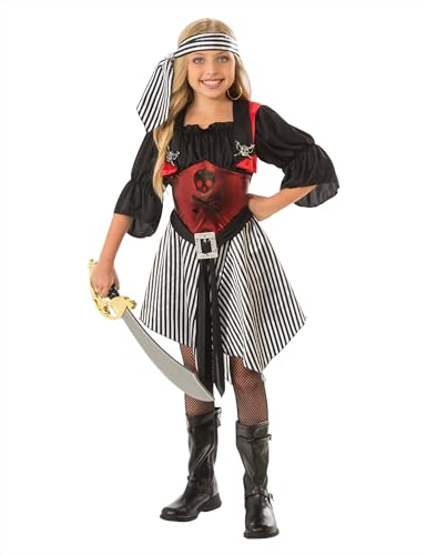Pirates Of Seven Seas Seas- Piratesa Scarlet Kostüm Mehrfarbig (Rubies 641146-L) von Pirates Of Seven Seas